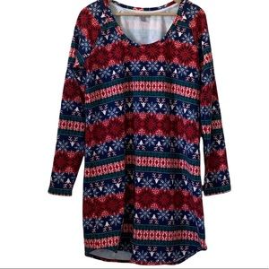 Lord & Taylor | super soft fleece lined Christmas night shirt